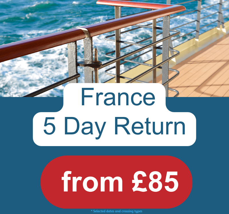 Brittany Ferries 5 day return to France from £85