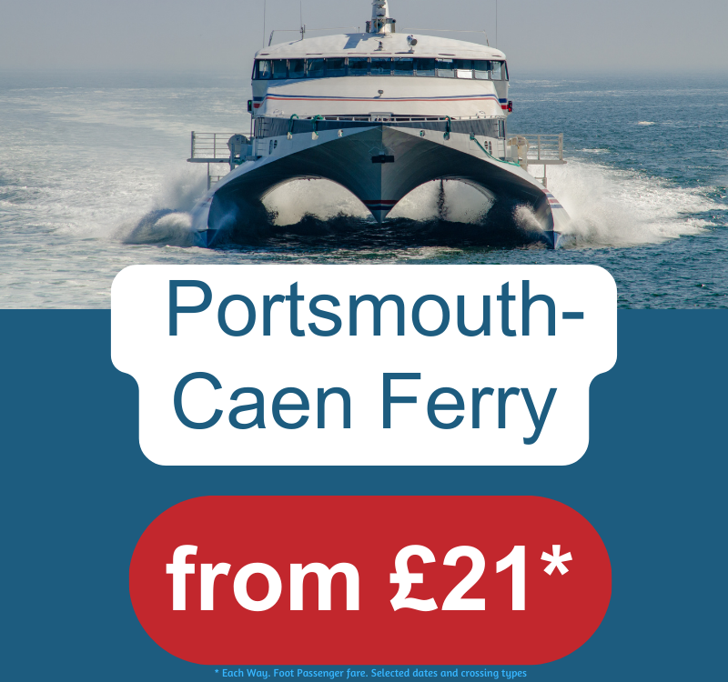 Portsmouth to Caen from £21 Each Way